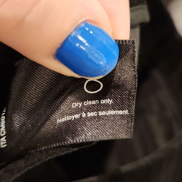 Black velvet feel Club Monaco pants size 4, new without tags! - Picture 7 of 11